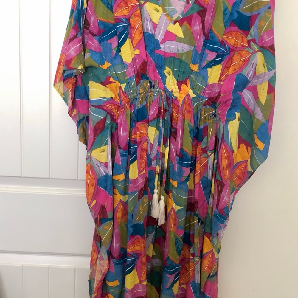 Colorful Abstract Maxi Dress by Entro
